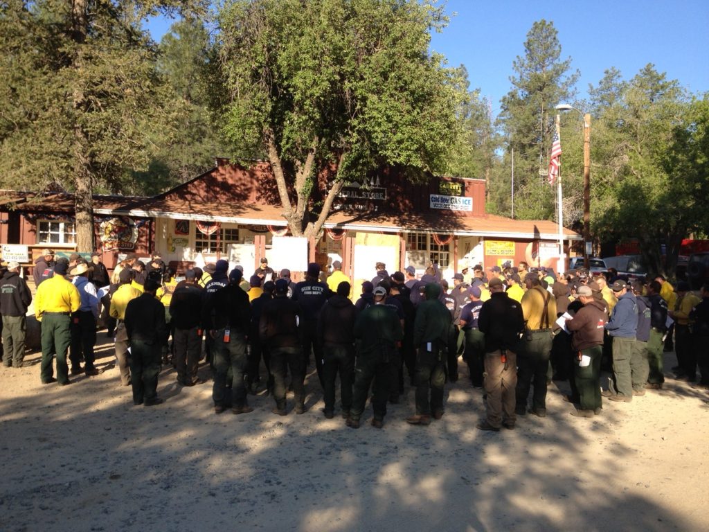 5-15-12 Gladiator Fire Morning Briefing in Crown King