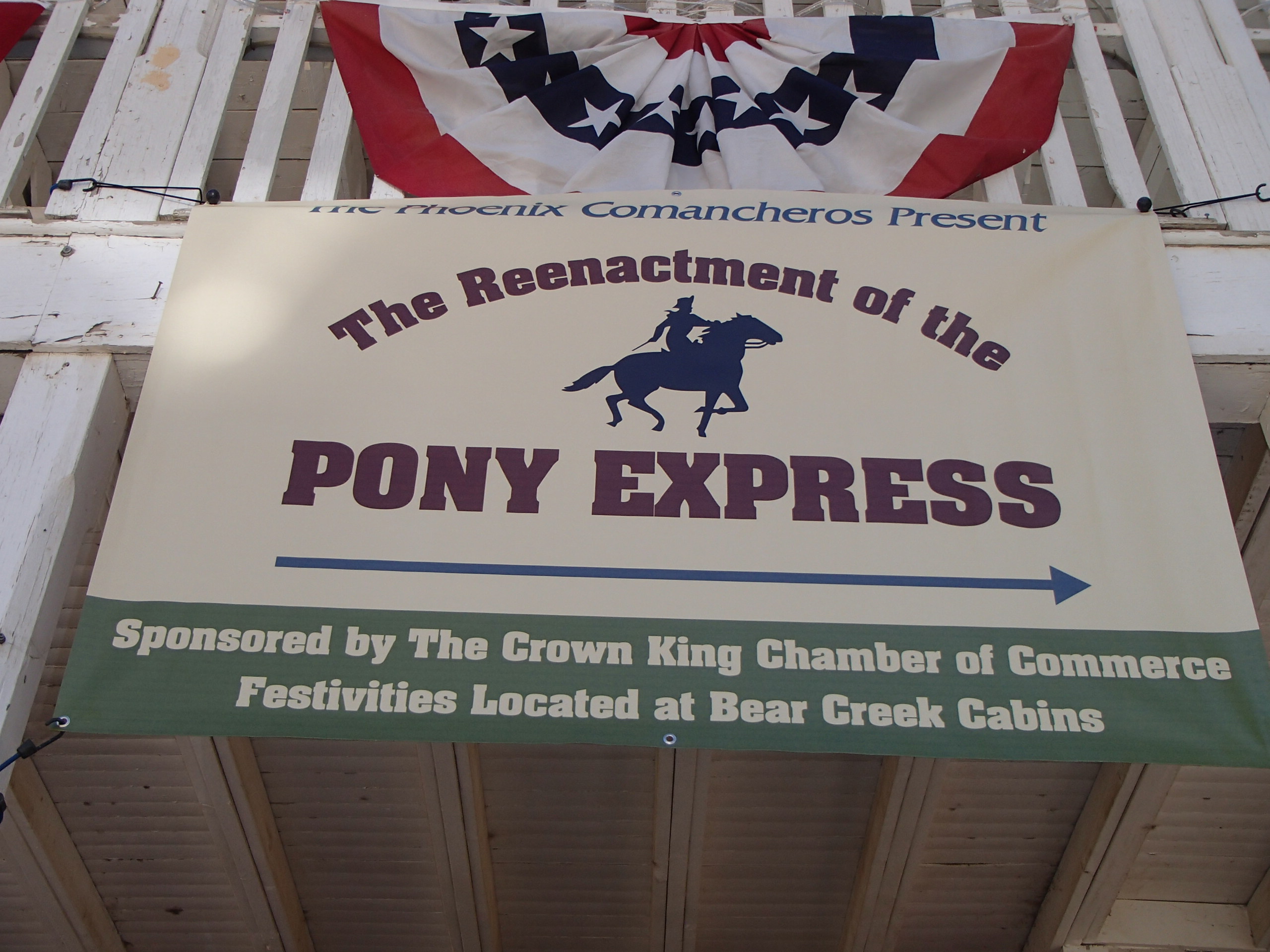 Crown King Welcomes the Pony Express Riders!
